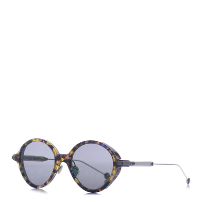 Christian Dior Acetate Leaf Print Umbrage Round Sunglasses Green Foliage 1 of 8