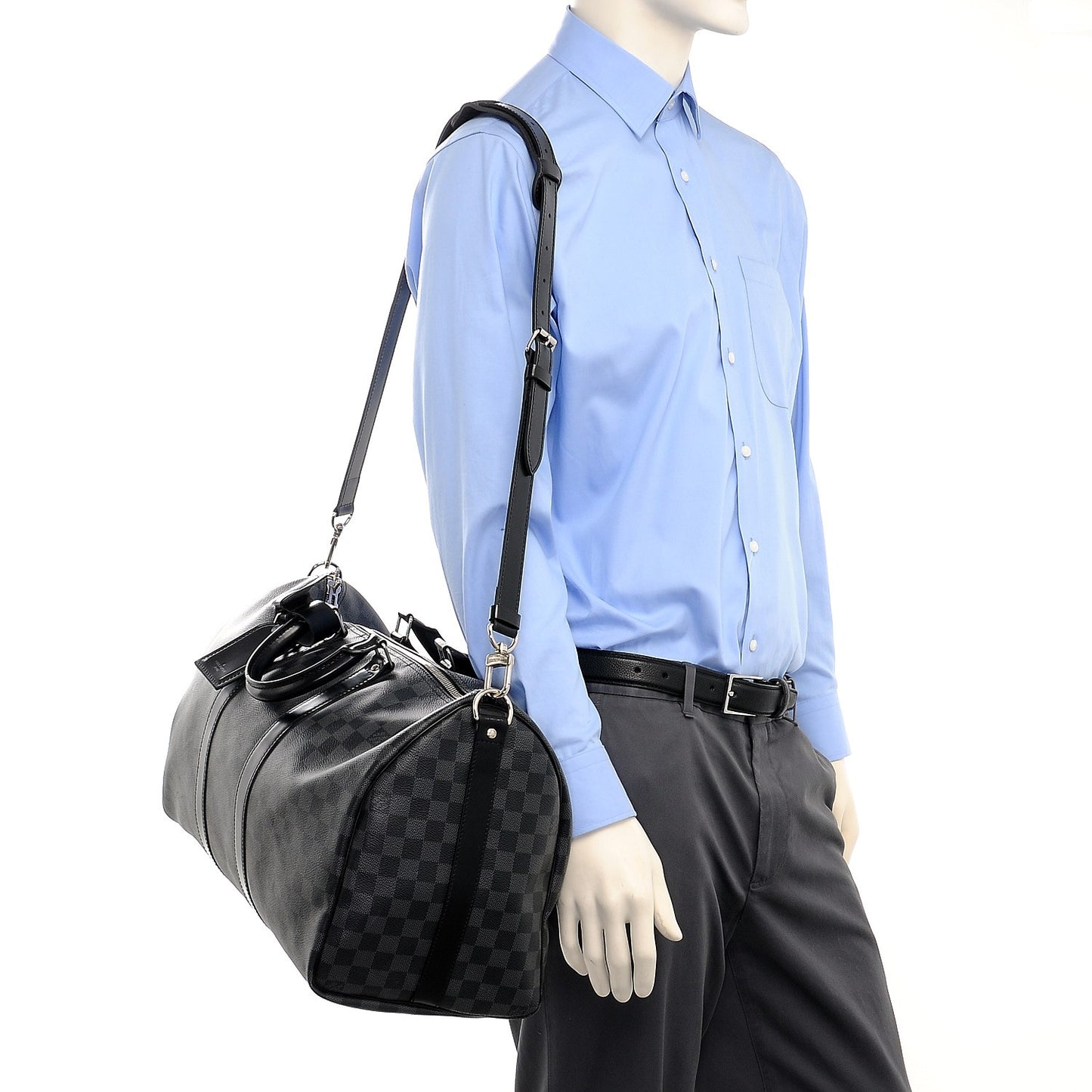 Damier Graphite Keepall Bandouliere 45