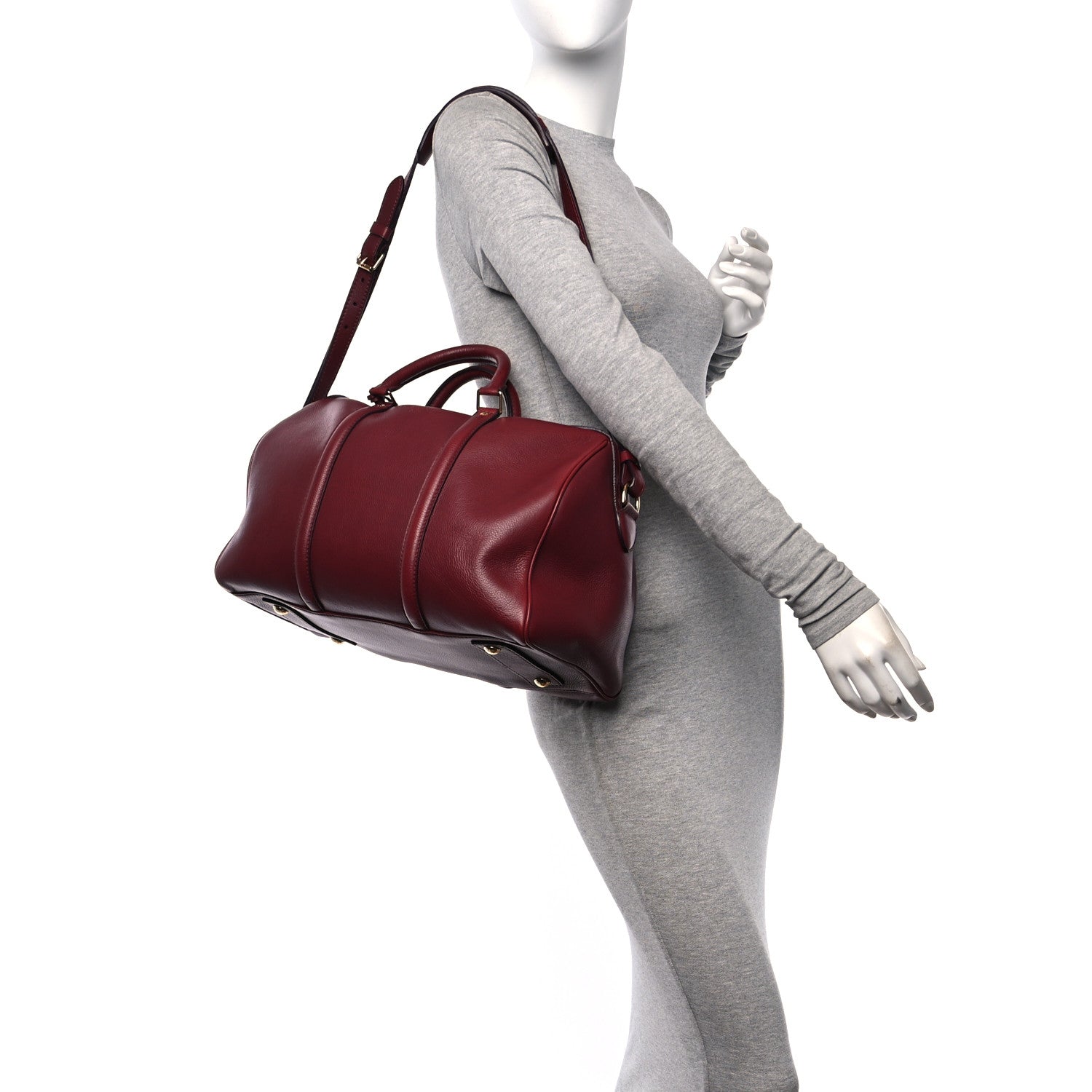 Louis Vuitton Calfskin SC Bag GM Jasper 3 of 9