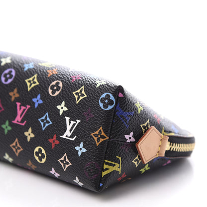 Louis Vuitton Monogram Multicolor Cosmetic Pouch Black Grenade 8 of 8