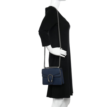 Gucci Dollar Calfskin Crystal Mini Dionysus Shoulder Bag Blue Agata Montana Sapphire 2 of 13