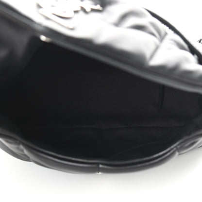 Saint Laurent Lambskin Quilted Small Loulou Puffer Monogram Chain Satchel Black 5 of 9