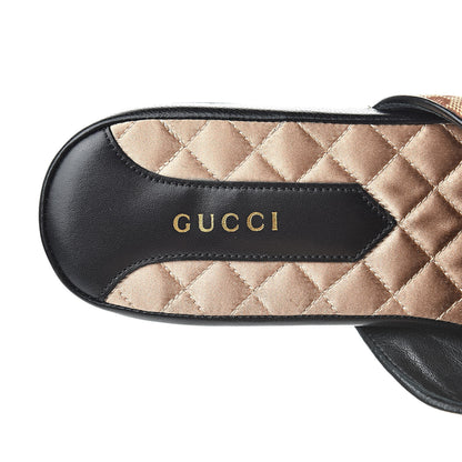 Gucci X MLB Monogram NY Yankees Embroidered Womens GG Slippers 40 Beige Ruggine 7 of 10