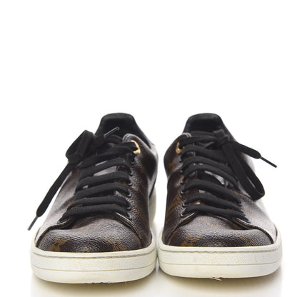 Louis Vuitton Patent Monogram Frontrow Sneakers 37 2 of 14