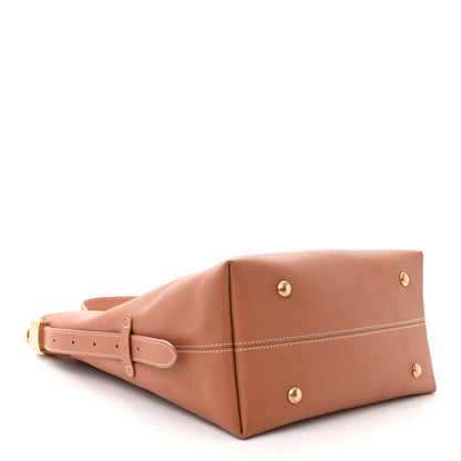 Louis Vuitton Grained Calfskin Low Key Hobo MM Cognac 4 of 9