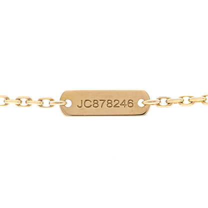 Van Cleef & Arpels 18K Yellow Gold Guilloche Vintage Alhambra Pendant Necklace 5 of 6