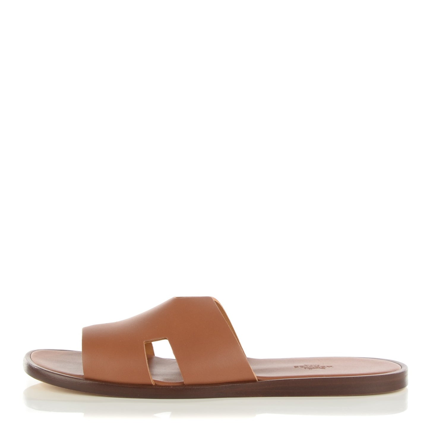 Calfskin Izmir Mens Sandals 43.5 Gold