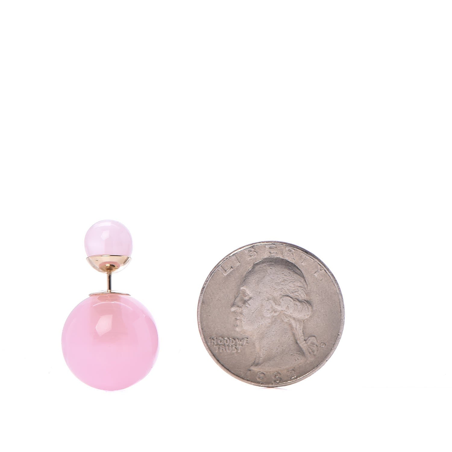 Christian Dior Mise En Dior Tribal Earrings Pink 2 of 4