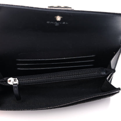 Chanel Caviar Quilted Medium Boy Flap Wallet Black 5 of 13