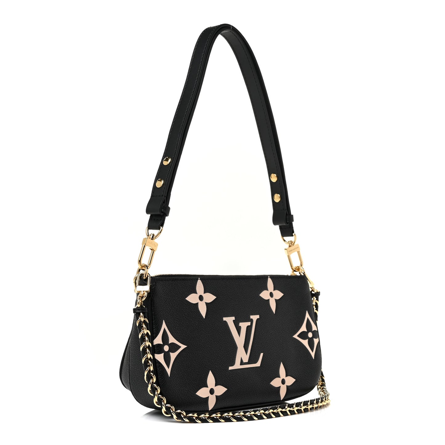 Empreinte Monogram Giant Multi Pochette Accessories Black Beige