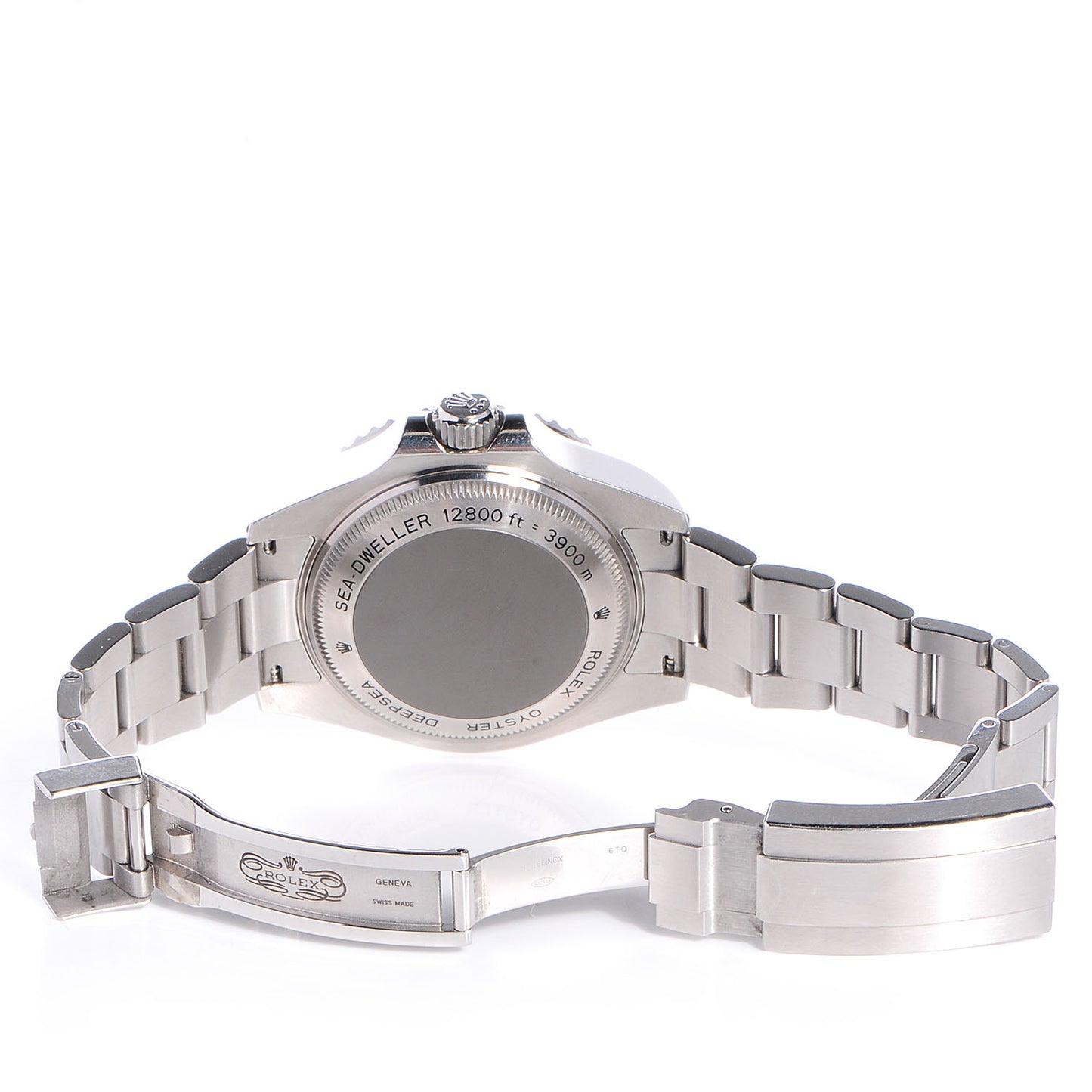 Stainless Steel 44mm Oyster Perpetual Date Sea-Dweller Deepsea Watch Black 126660