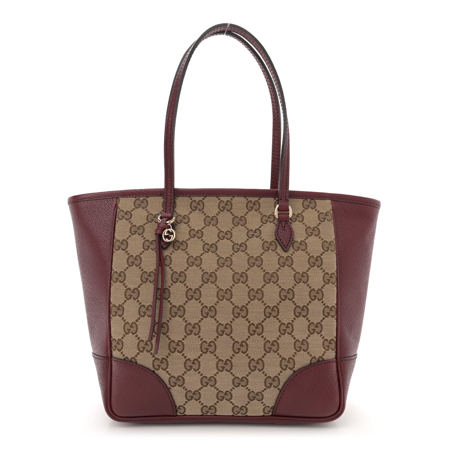 Monogram Small Bree Zippered Tote Red