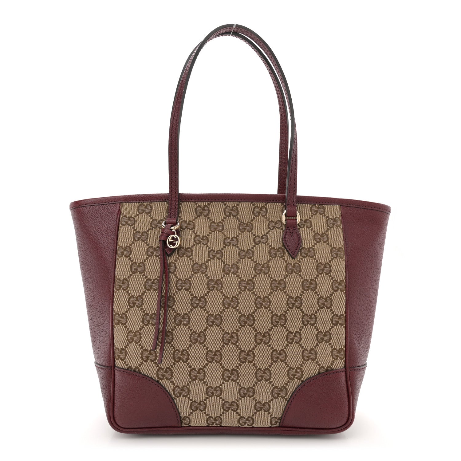 Gucci Monogram Small Bree Zippered Tote Red 1 of 10