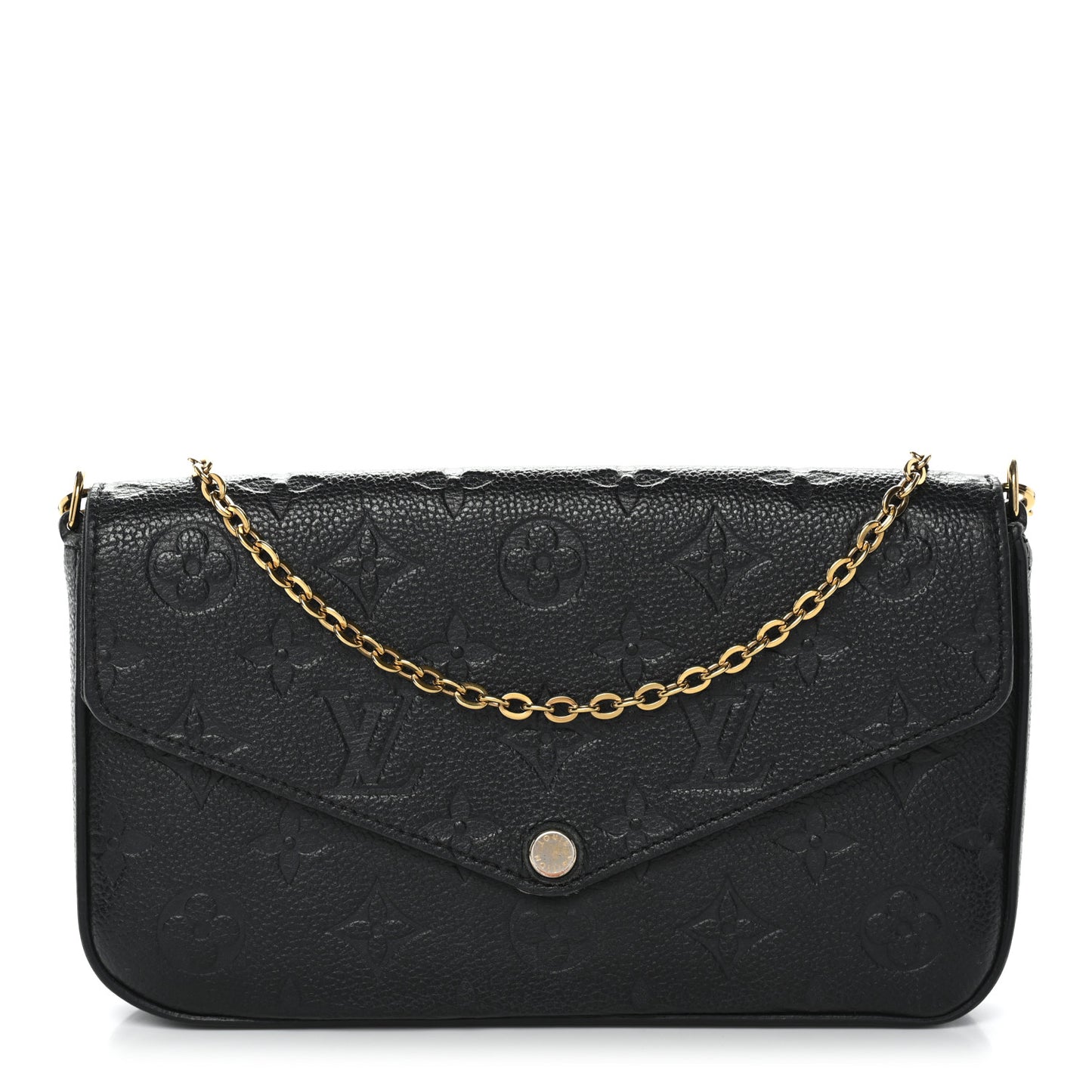 Empreinte Pochette Felicie Chain Wallet Black