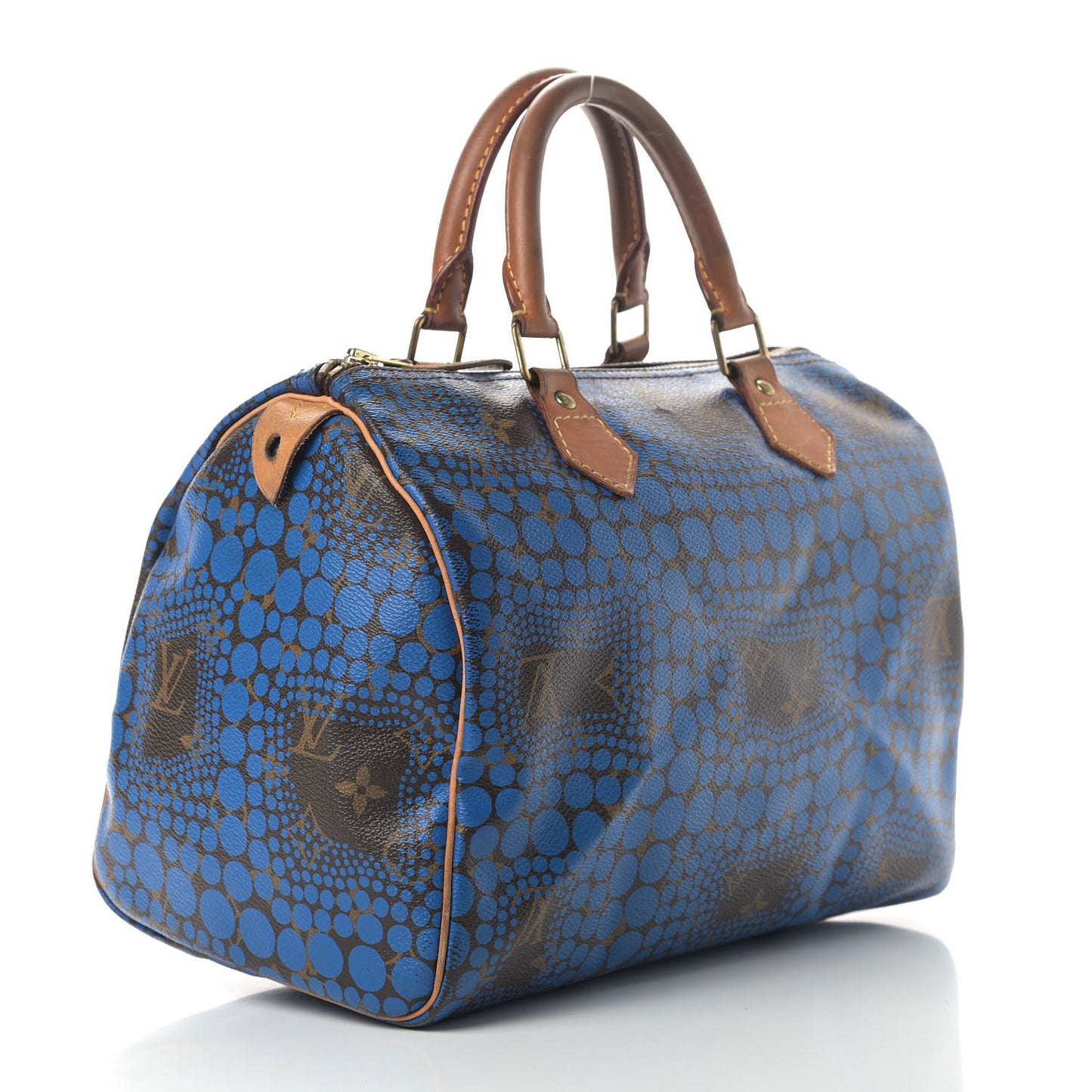Monogram Kusama Town Speedy 30 Blue