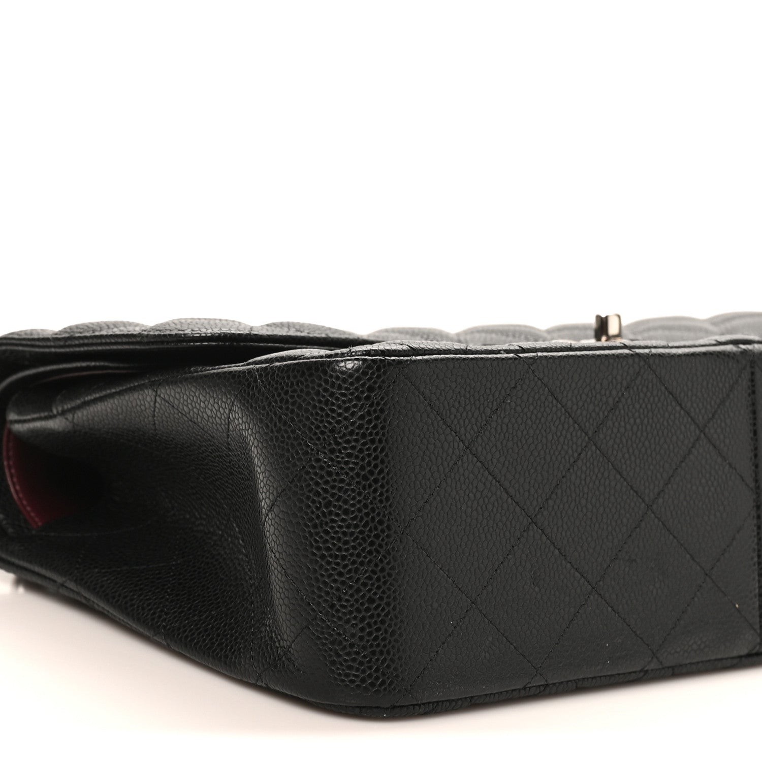 Chanel Caviar Quilted Jumbo Double Flap Black 9 of 10