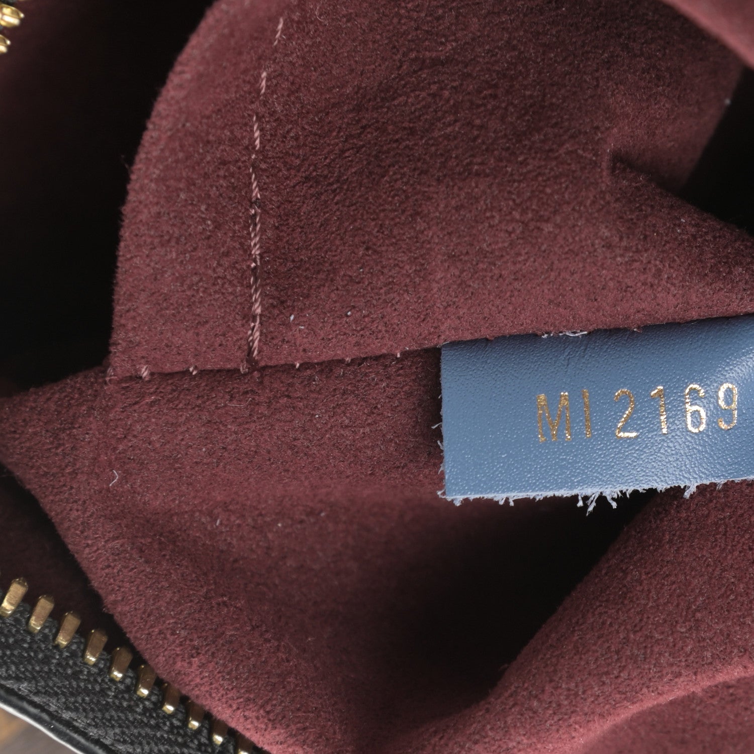 Louis Vuitton Monogram Beaubourg Hobo Mini Bordeaux Red Peach Safran Blue Jean Blue 7 of 10