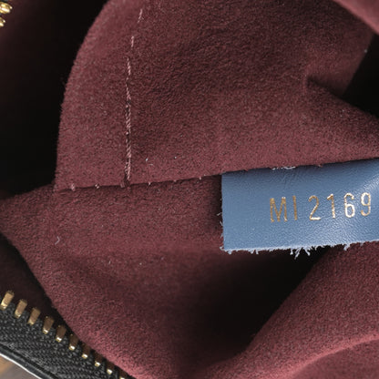 Louis Vuitton Monogram Beaubourg Hobo Mini Bordeaux Red Peach Safran Blue Jean Blue 7 of 10