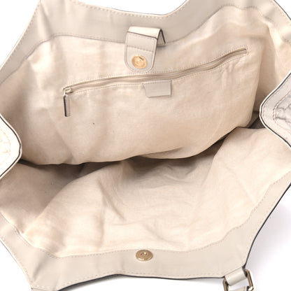 Gucci Guccissima Large Sukey Tote Mystic White 4 of 10