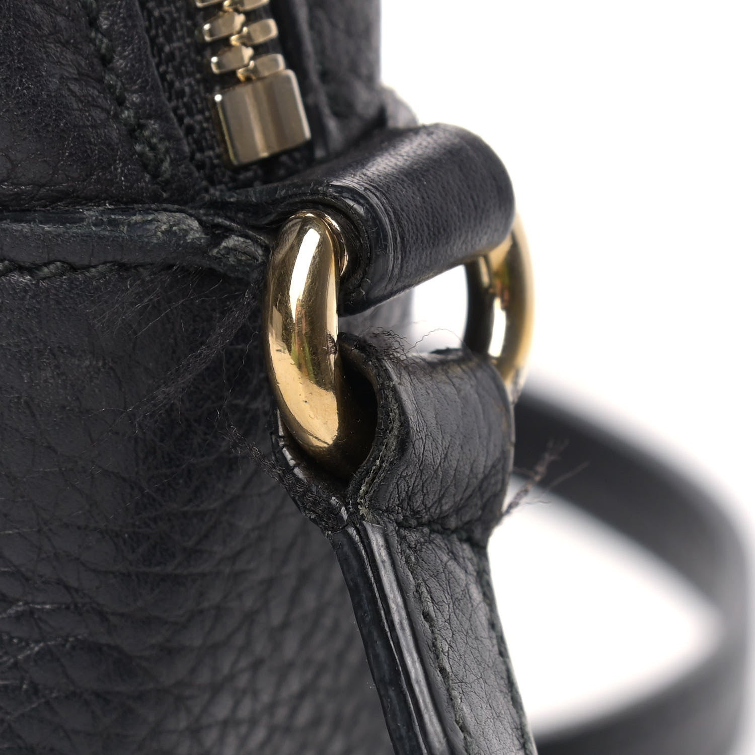 Gucci Pebbled Calfskin Small Soho Disco Bag Black 8 of 11