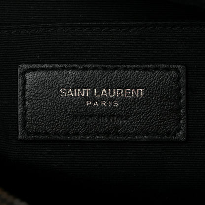 Saint Laurent Calfskin Matelasse Monogram Monochrome Lou Camera Bag Black 6 of 10