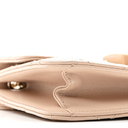 Chanel Sheepskin Quilted Mini Beauty Lock Flap Beige 9 of 11