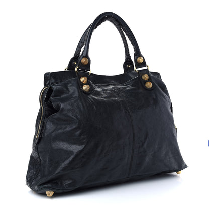 Balenciaga Chevre Giant 21 Gold Hardware RTT Black 2 of 14