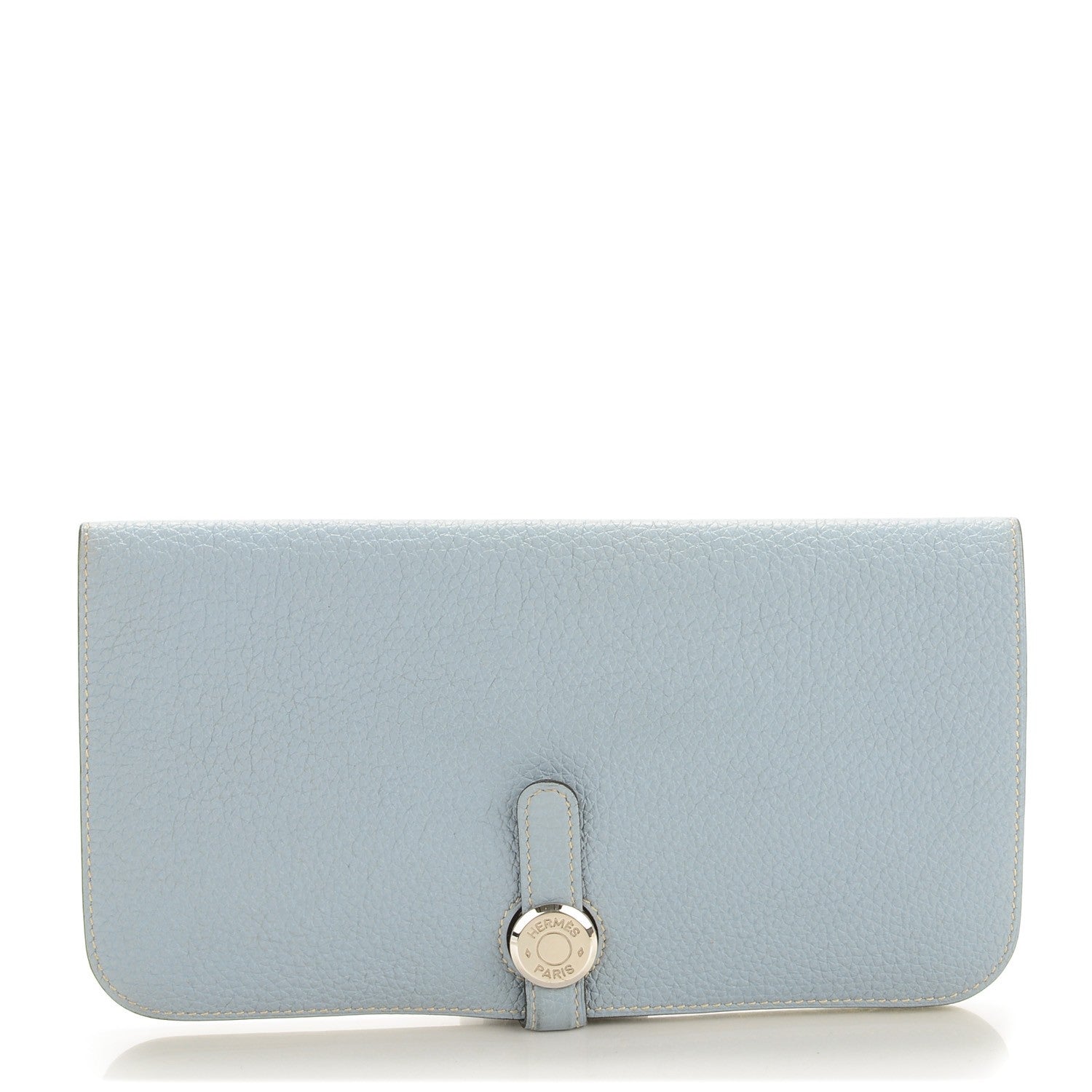 Hermes Togo Dogon Recto Verso Wallet Bleu Lin 1 of 11