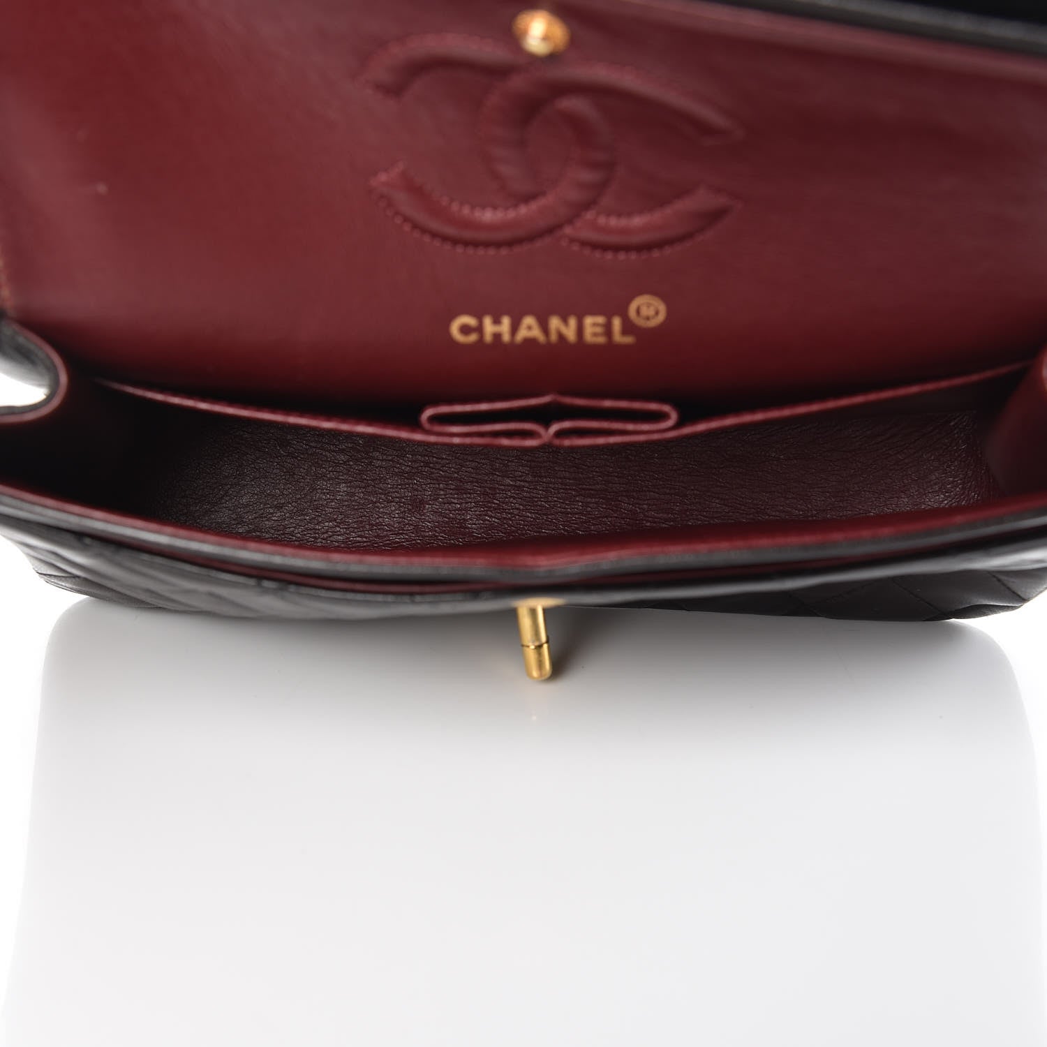 Chanel Lambskin Quilted Small Double Flap Black 8 of 15