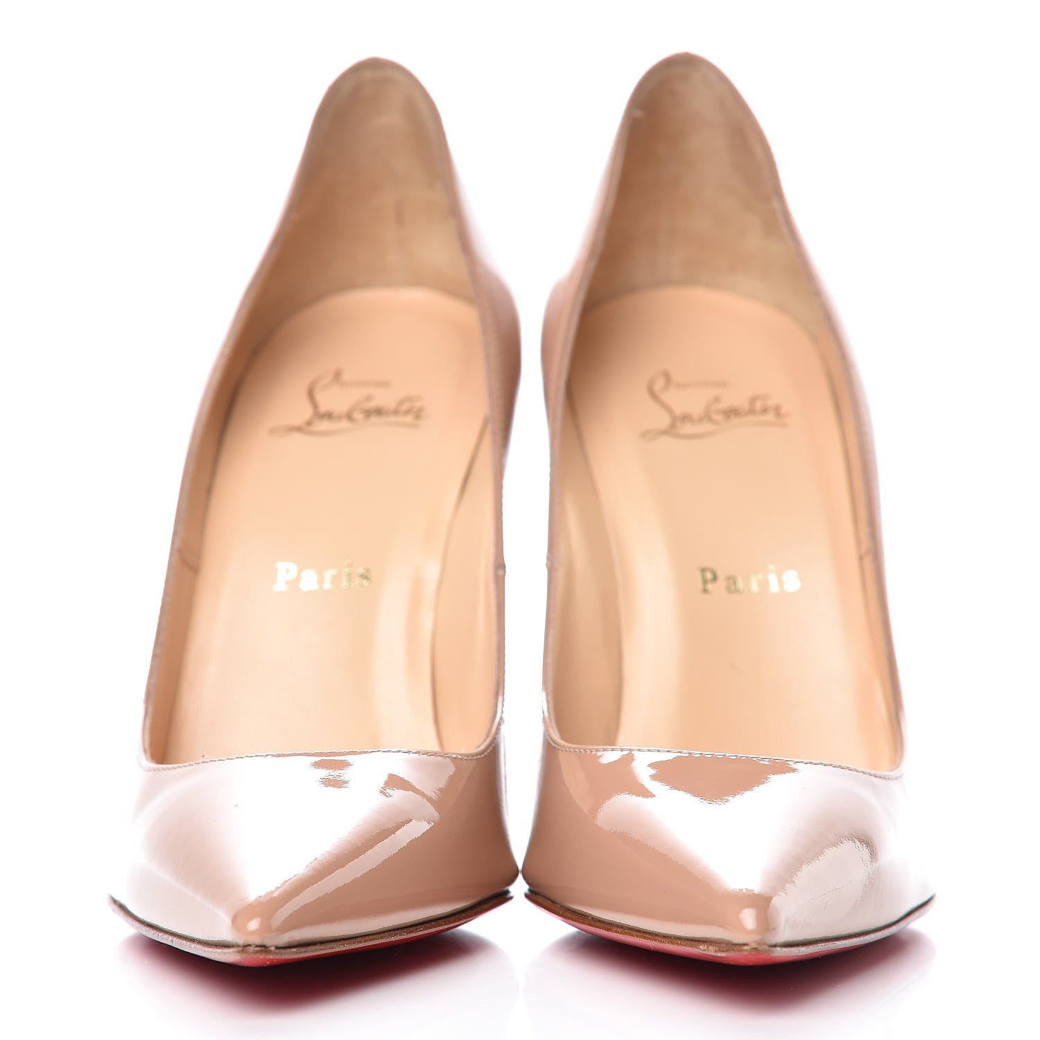 Christian Louboutin Patent So Kate 120 Pumps 39 Nude 2 of 10