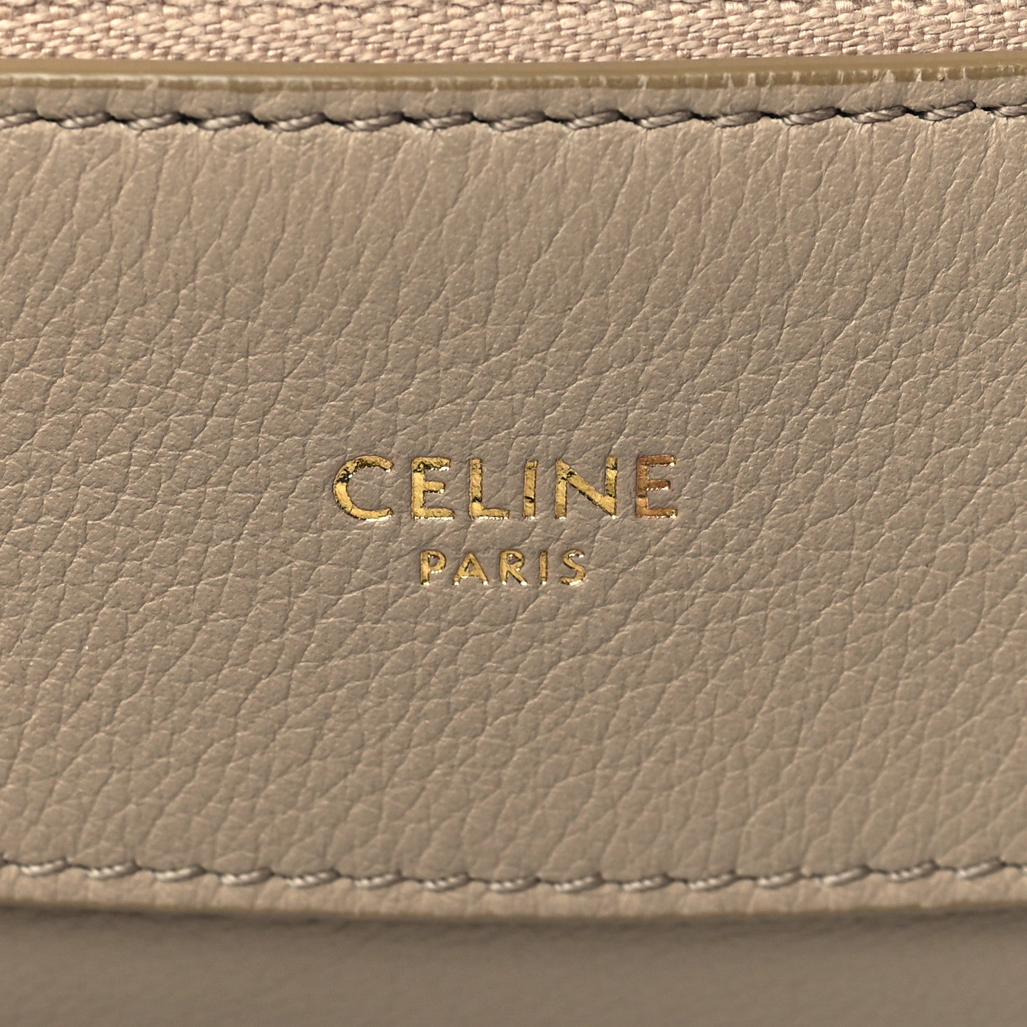 Celine Supple Calfskin Medium Romy Shoulder Bag Safari 6 of 6