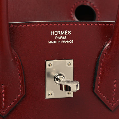 Hermes Box Birkin Sellier 25 Rouge H 6 of 13