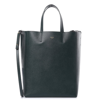 Celine Grained Calfskin Small Vertical Cabas Amazone 1 of 9