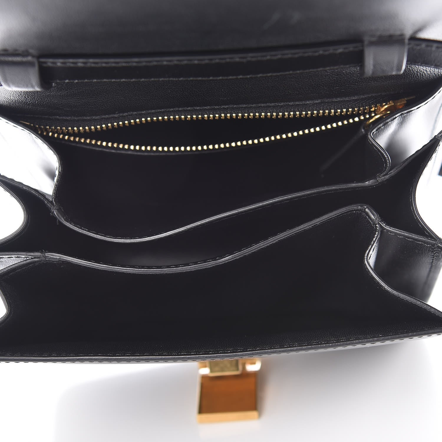 Celine Box Calfskin Small Classic Box Flap Bag Black 378566