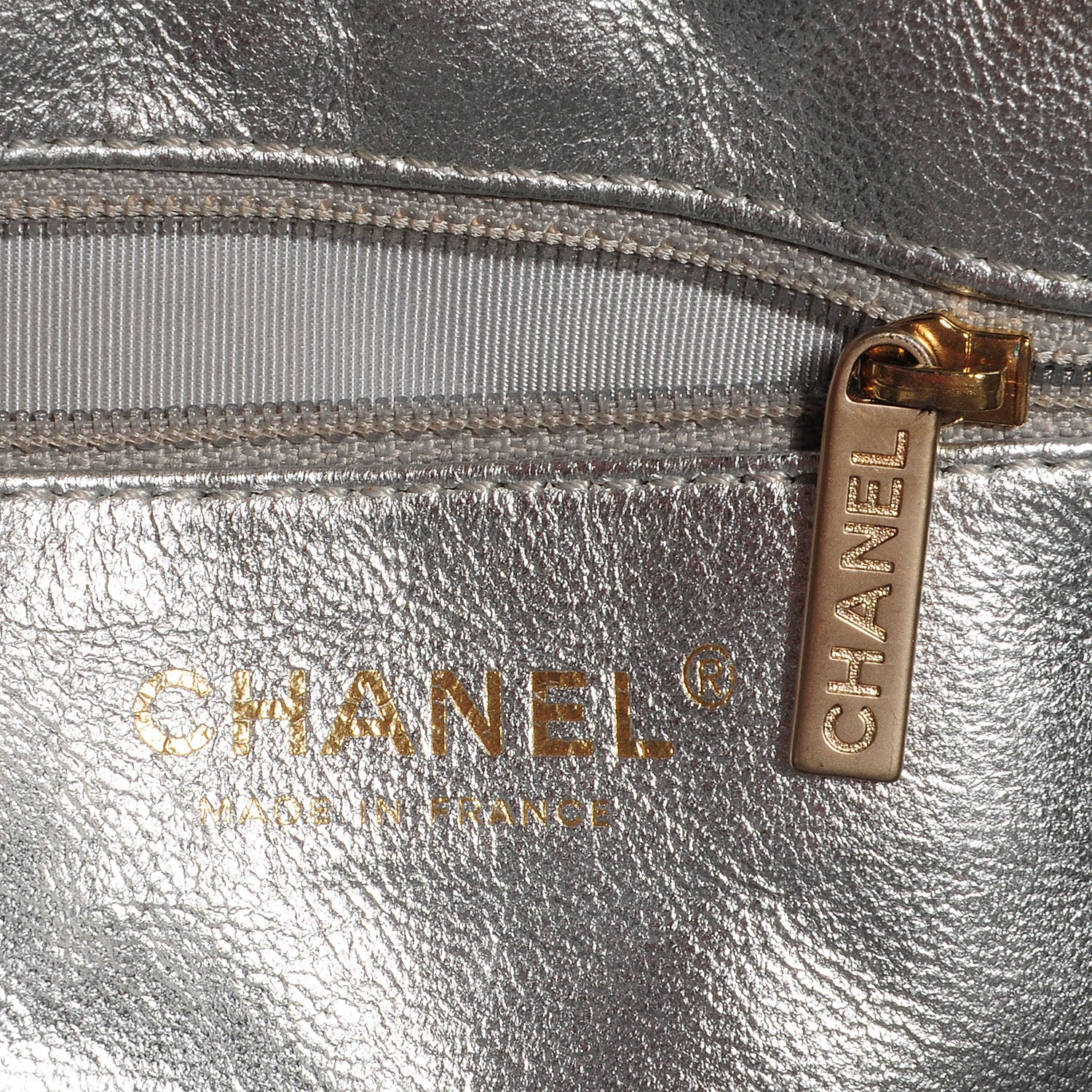 Chanel Calfskin Small Reissue Camera Case Metallic Silver 6 of 7