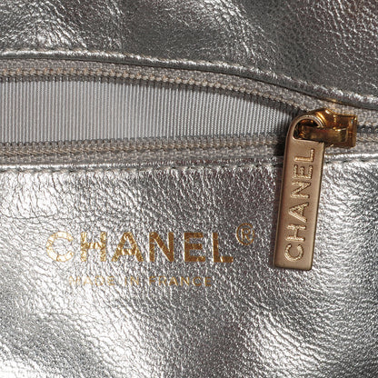Chanel Calfskin Small Reissue Camera Case Metallic Silver 6 of 7