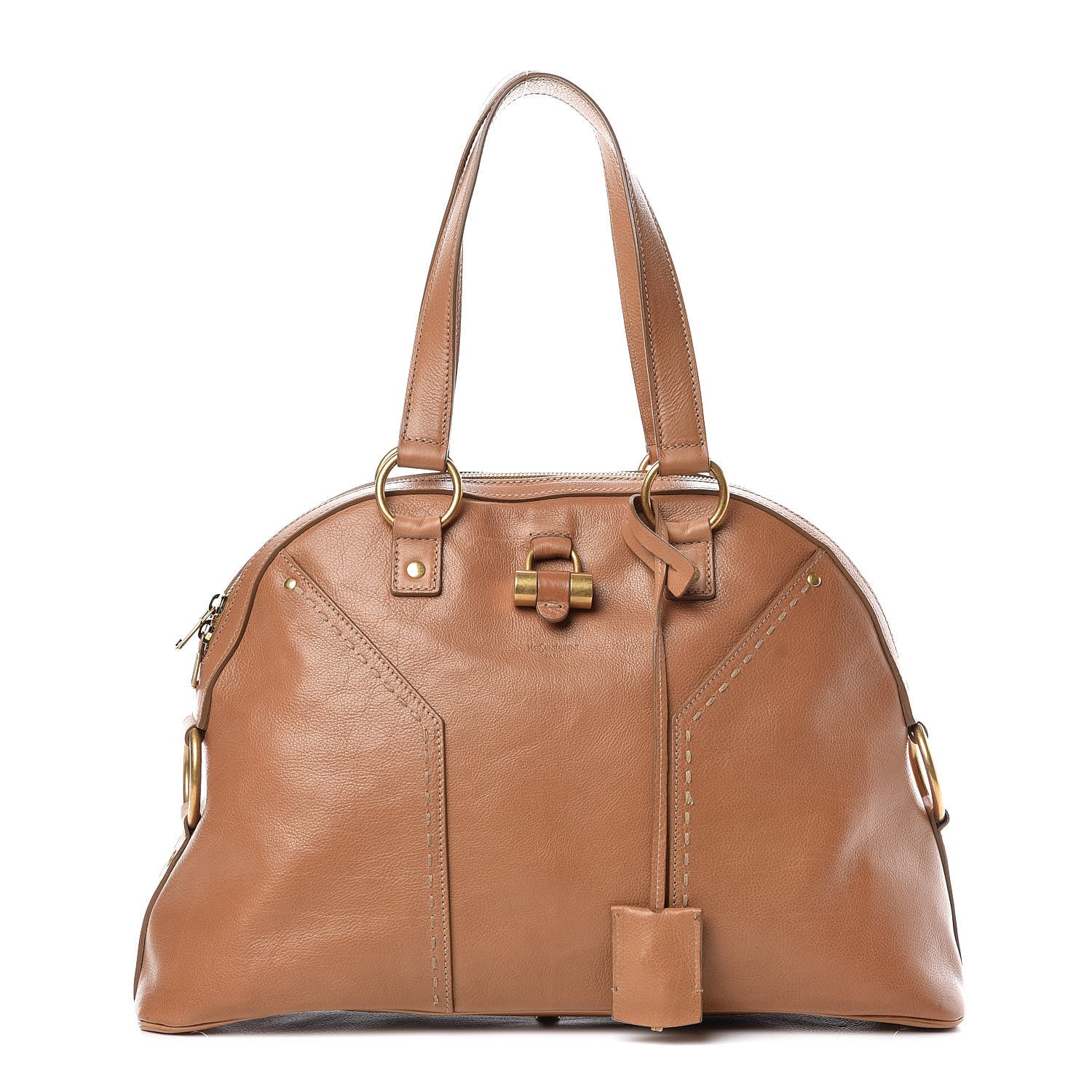 Saint Laurent Calfskin Large Muse Brown 1 of 16