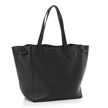 Celine Soft Grained Calfskin Small Belt Cabas Phantom Liquorice 3 of 10