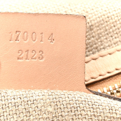 Gucci Canvas Flora Floral Large Wave Hobo Blue 7 of 10