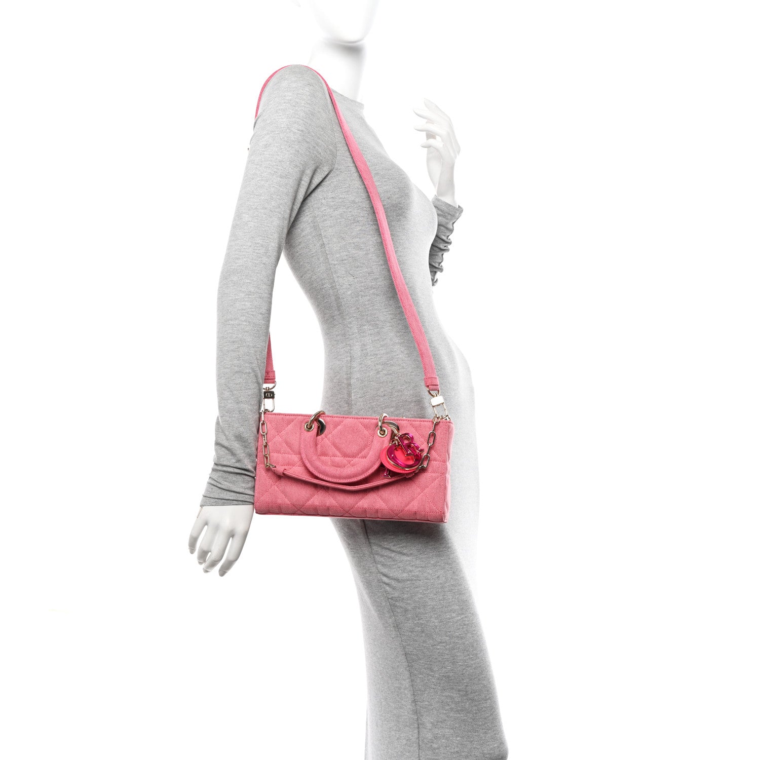 Christian Dior Denim Macrocannage Lady D-Joy Pink 2 of 10