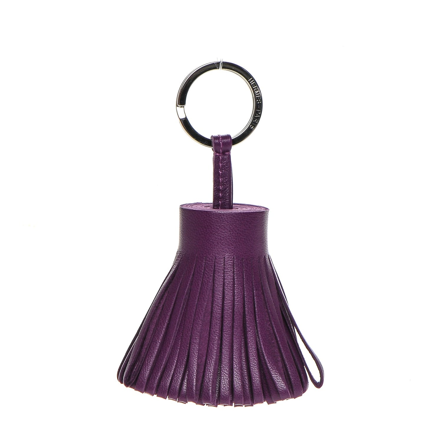 Lambskin Carmen Tassel Key Holder Violet