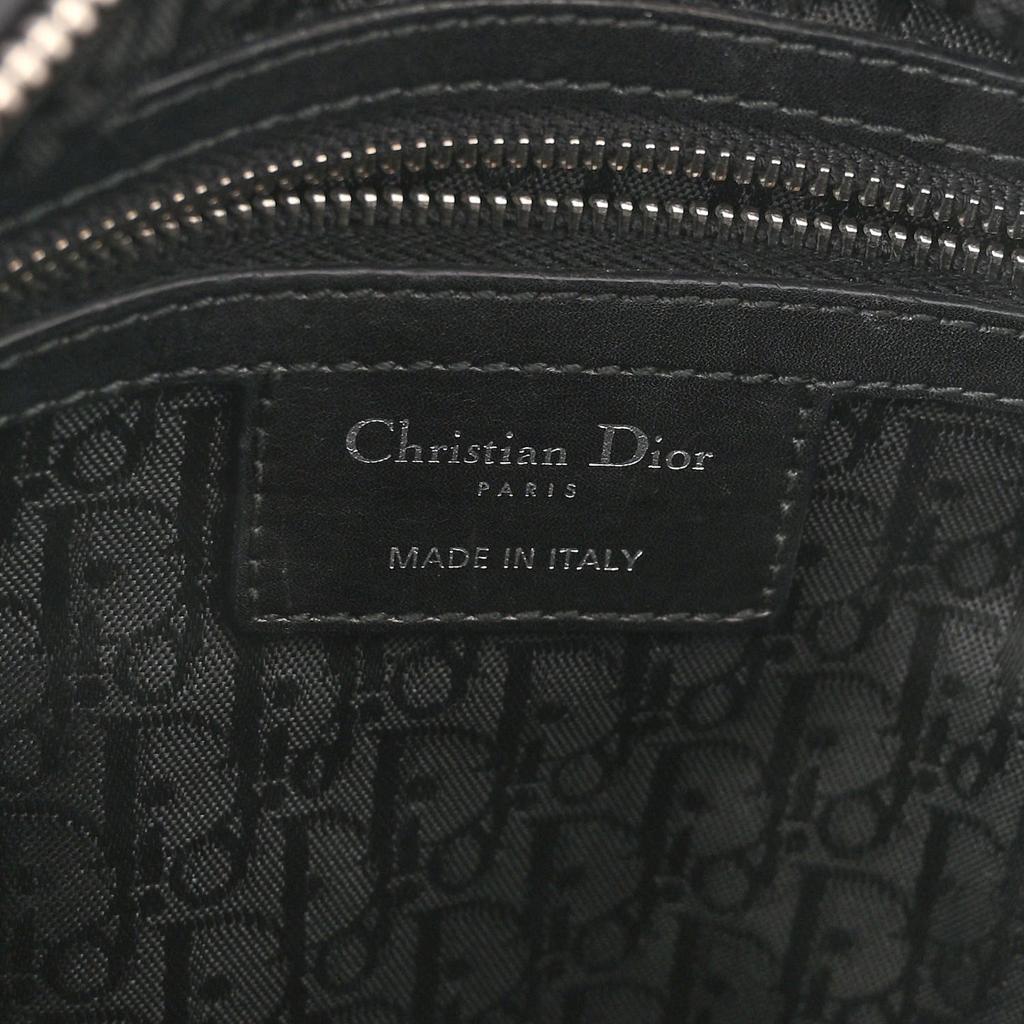 Lambskin Cannage Medium Lady Dior Black