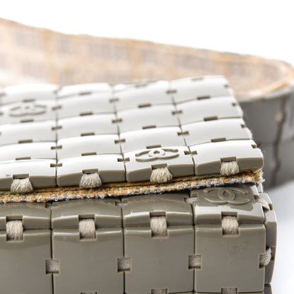 Chanel Tweed Resin Tile Flap Green 8 of 12