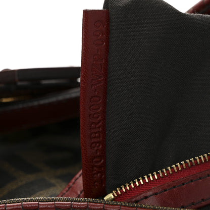 Fendi Lambskin Woven Baguette Red 7 of 10