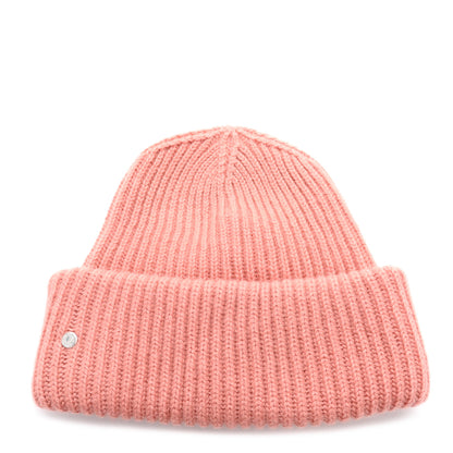 Hermes Cashmere Jersey Knit Filipa Beanie Hat S Rose Quartz 1 of 5