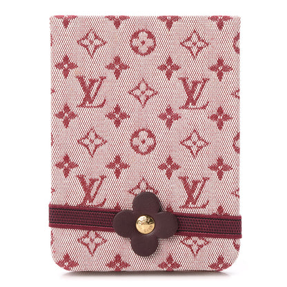 Louis Vuitton Mini Lin Notebook Cherry 1 of 7