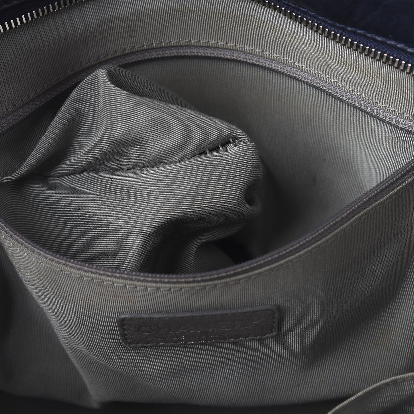 Calfskin Ultra Stitch Bowler Navy