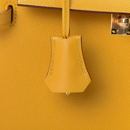 Hermes Epsom Kelly Sellier 25 Jaune Ambre 34 of 41