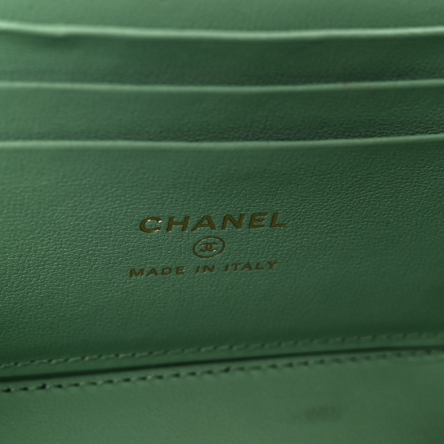 Chanel Lambskin Quilted Small Top Handle Vanity Case With Chain  Lilac Light Green 6 of 11