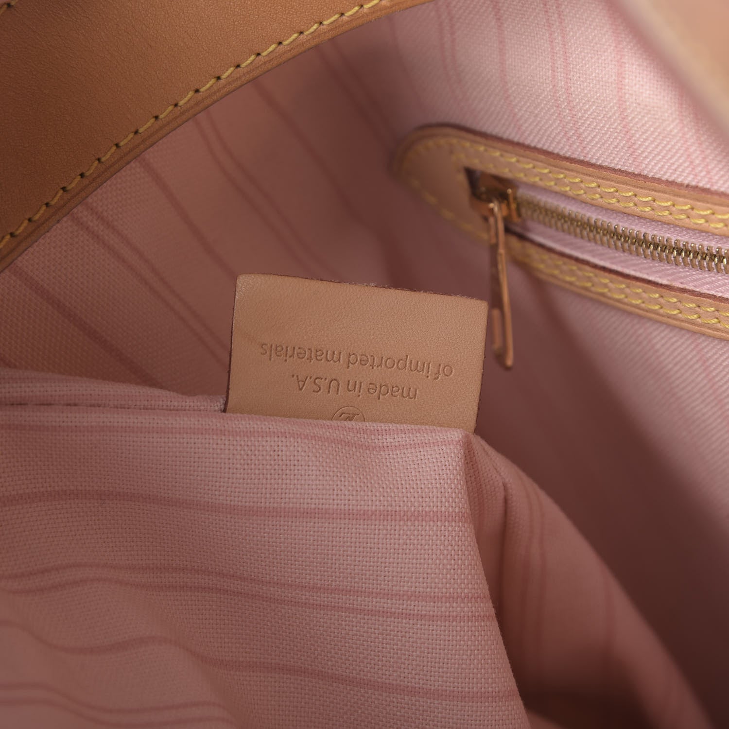 Louis Vuitton Damier Azur Delightful MM Rose Ballerine 9 of 10
